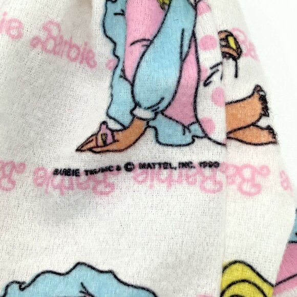 Cabbage Patch CPK Doll Clothes Footed Pajamas Set Barbie Mattel 1990 OOAK? - Picture 2 of 6